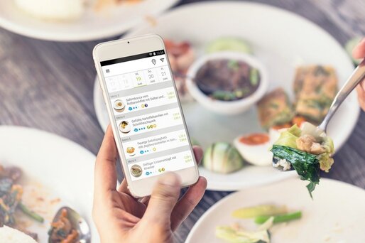 Smartphone with catering app
